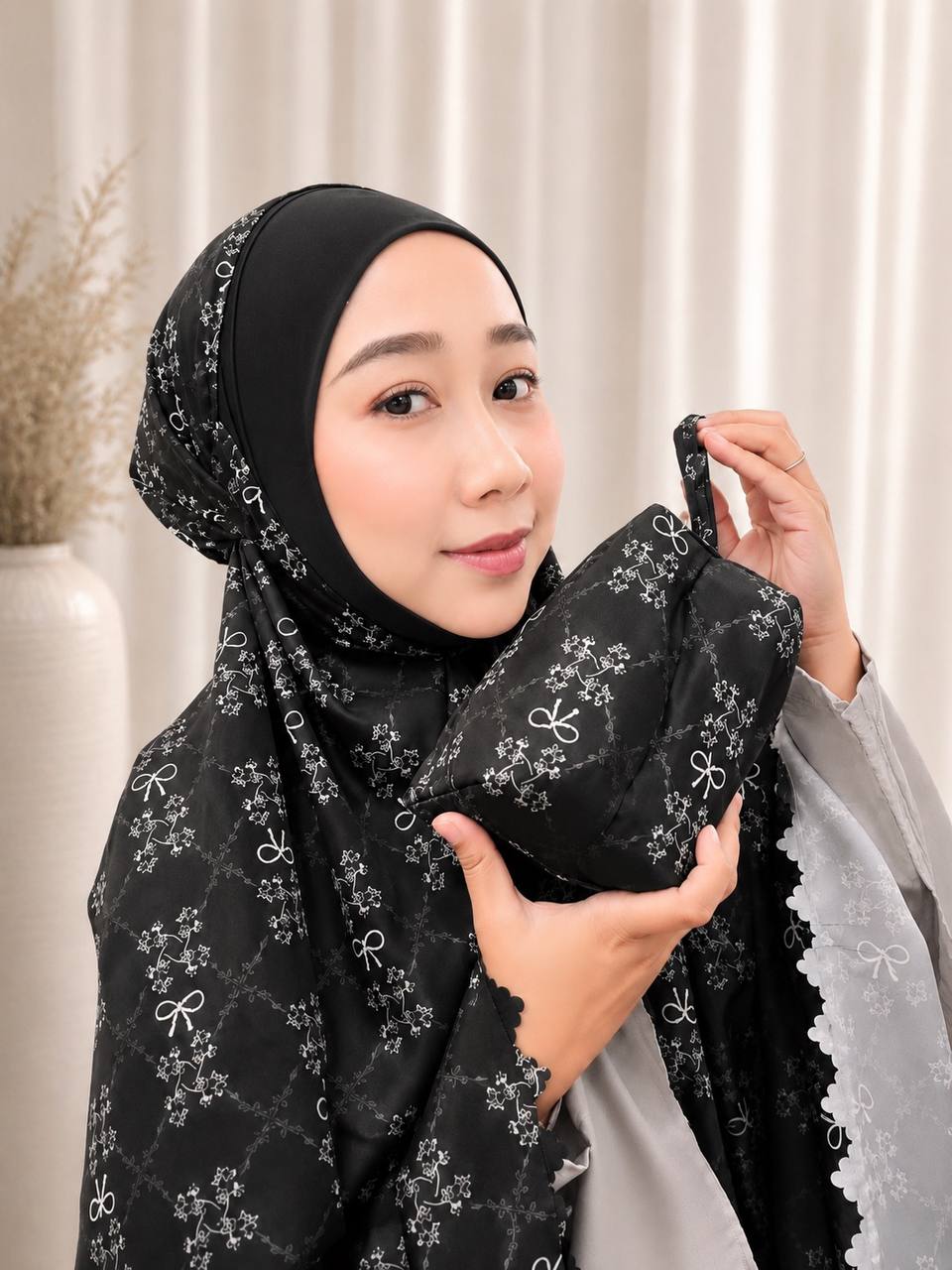 Premium Travel Telekung – Silk Armani