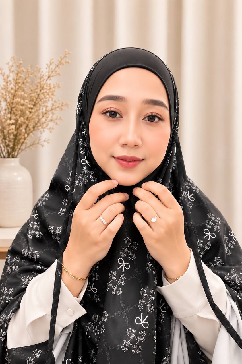 Premium Travel Telekung – Silk Armani